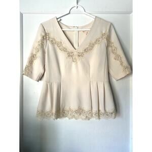 Rebecca Taylor Babydoll Top 4 Minimalist Timeless Time Capsule Clean Neutral